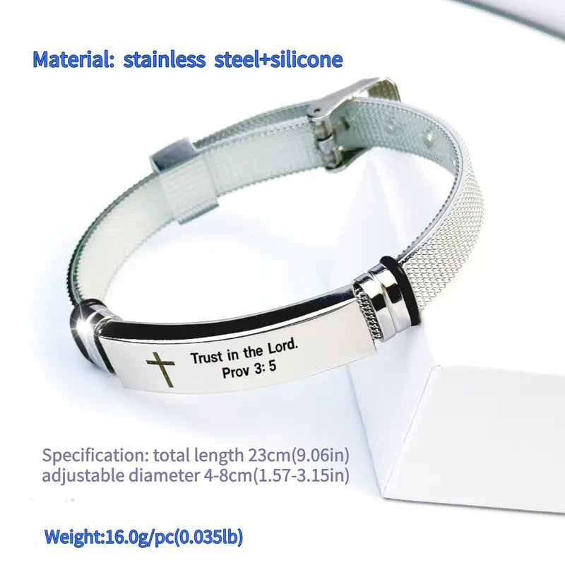Proverbs 3:5 Trust in the Lord Bracelet