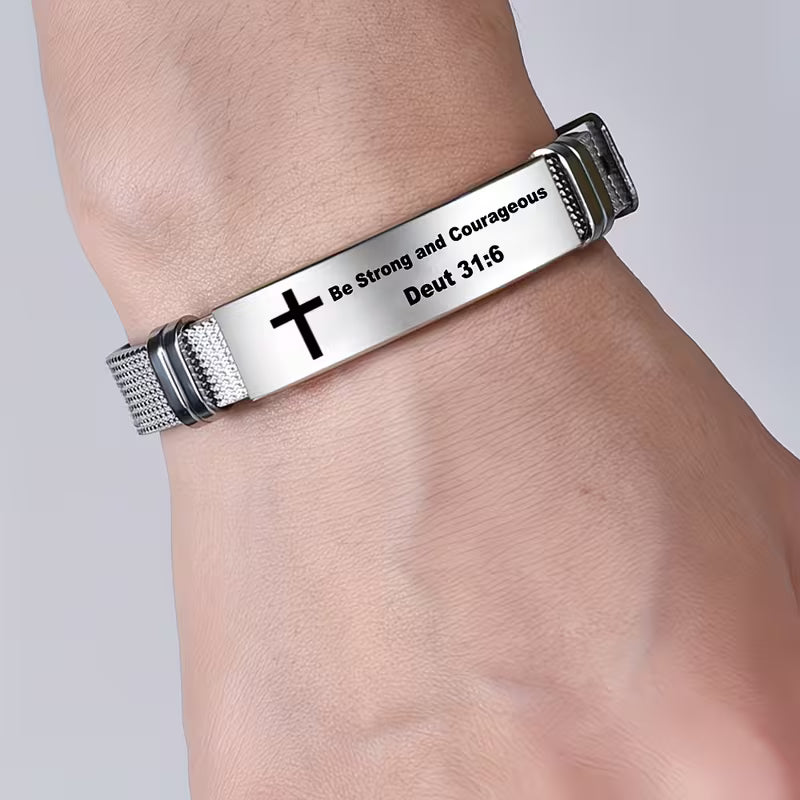 Be Strong and Courageous Bracelet