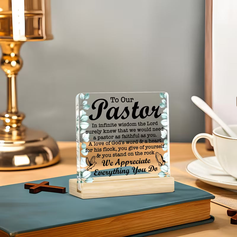 To Our Pastor Acrylic Gift