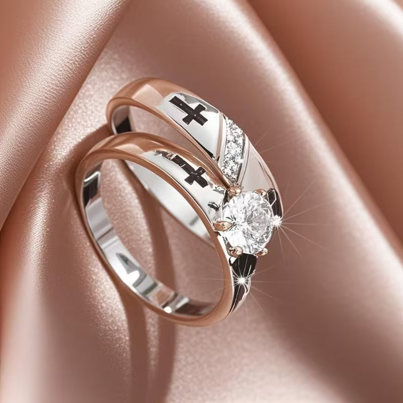 Zircon Couple Rings