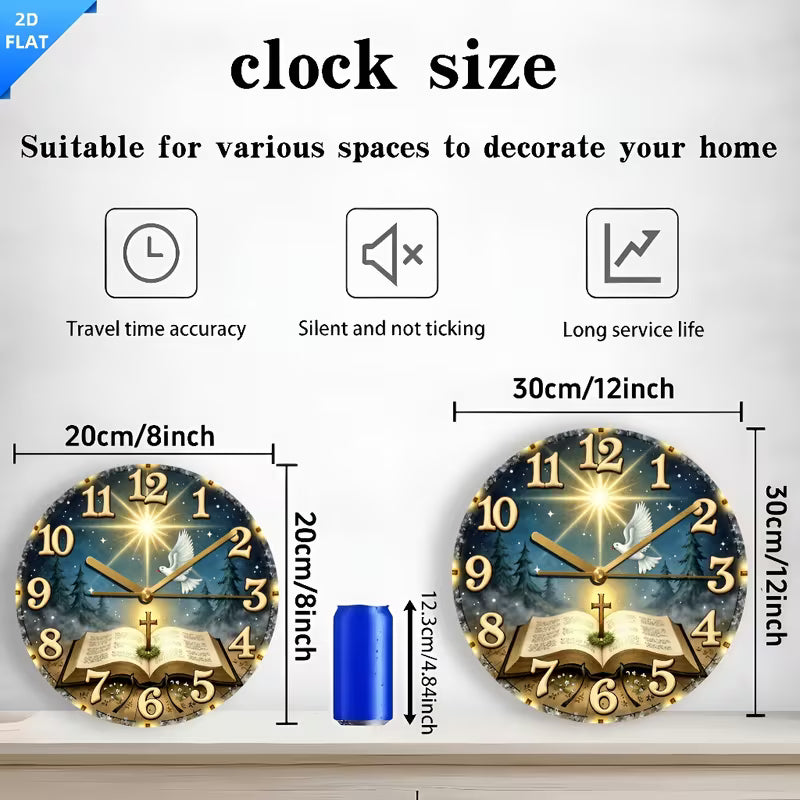 Large Round Acrylic Wall Clock
