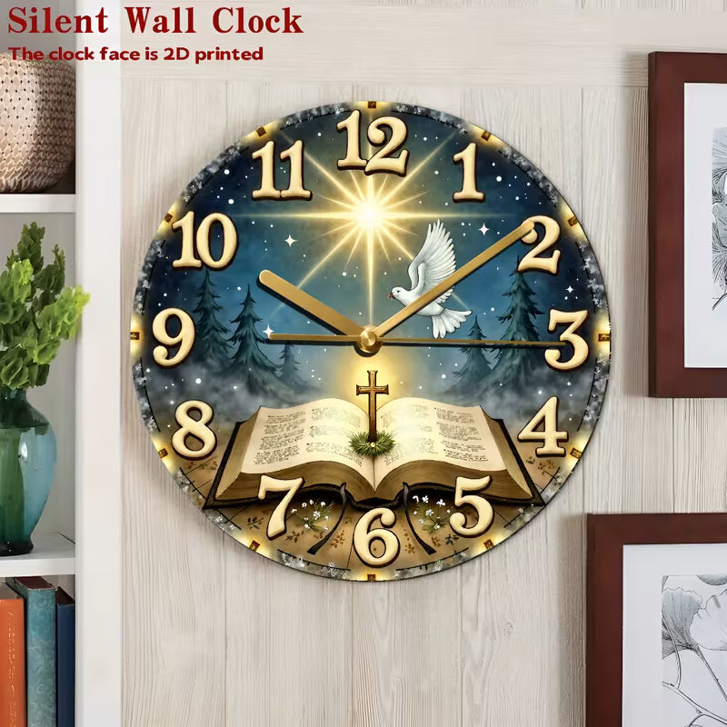 Large Round Acrylic Wall Clock