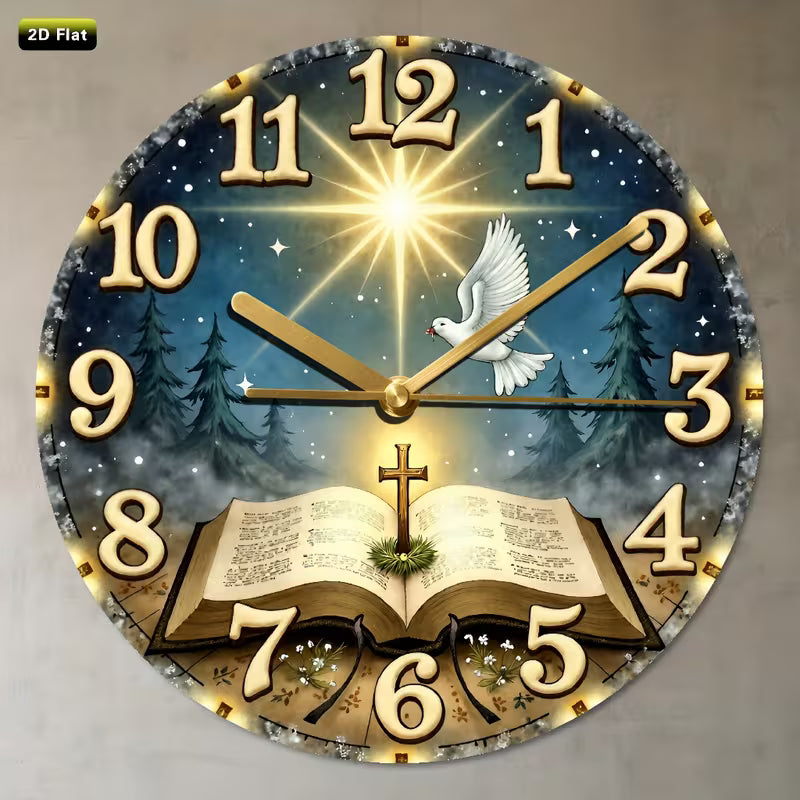 Large Round Acrylic Wall Clock