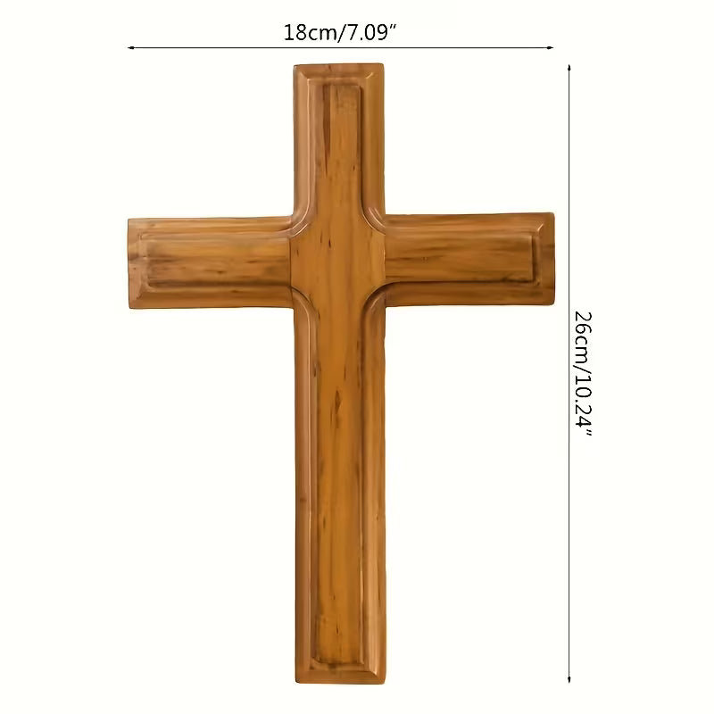 Wall Mounted Wooden Cross