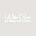 With God Car Sticker