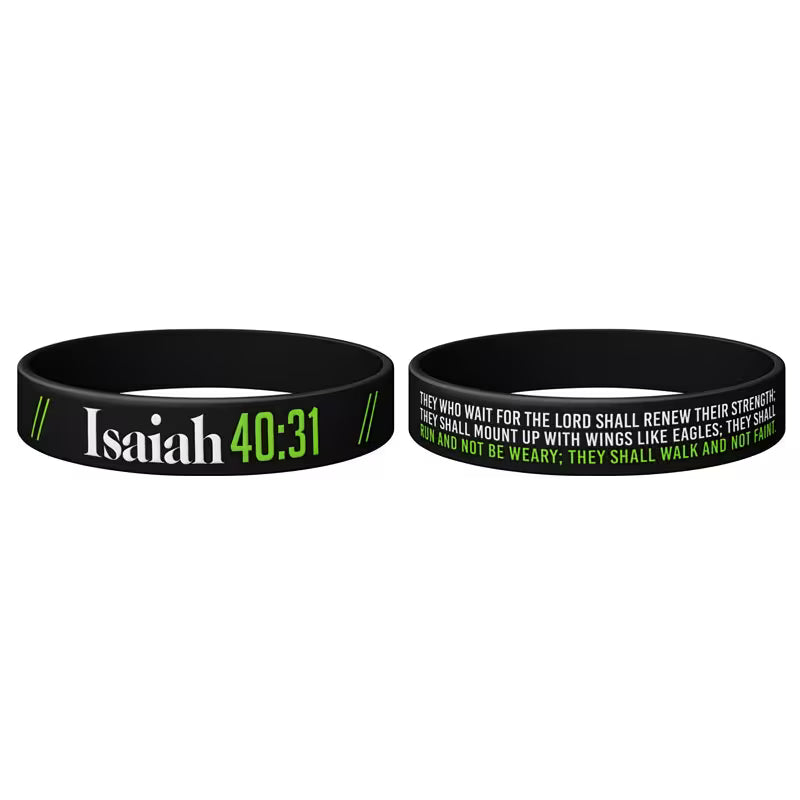 Silicon Bible Verses Wristbands