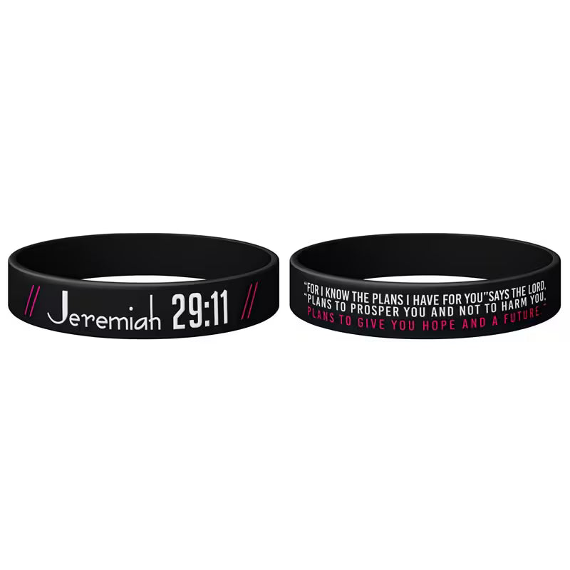 Silicon Bible Verses Wristbands