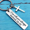 I am with you always Keychain