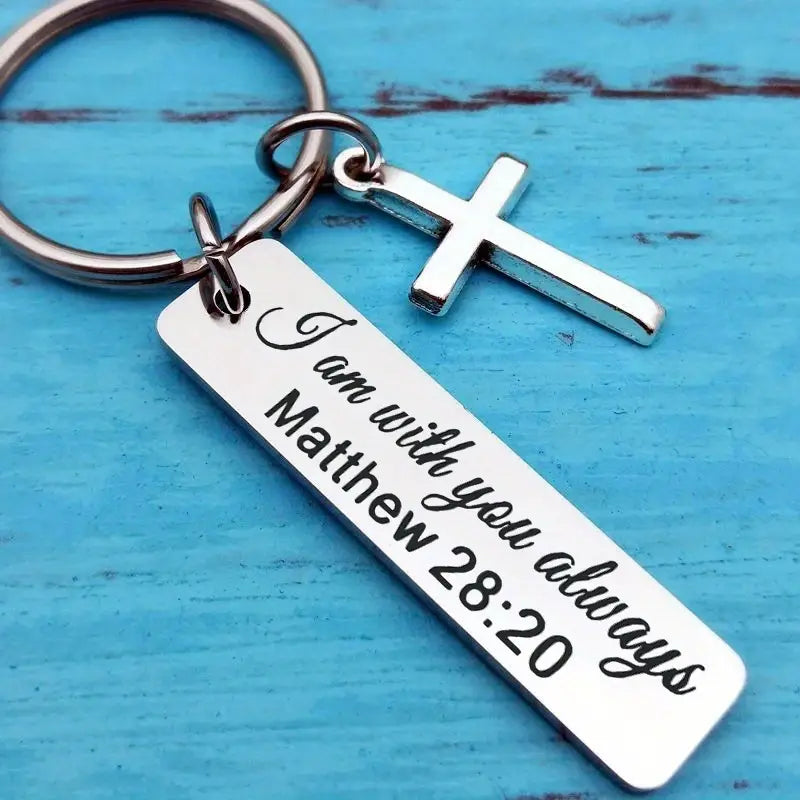 I am with you always Keychain