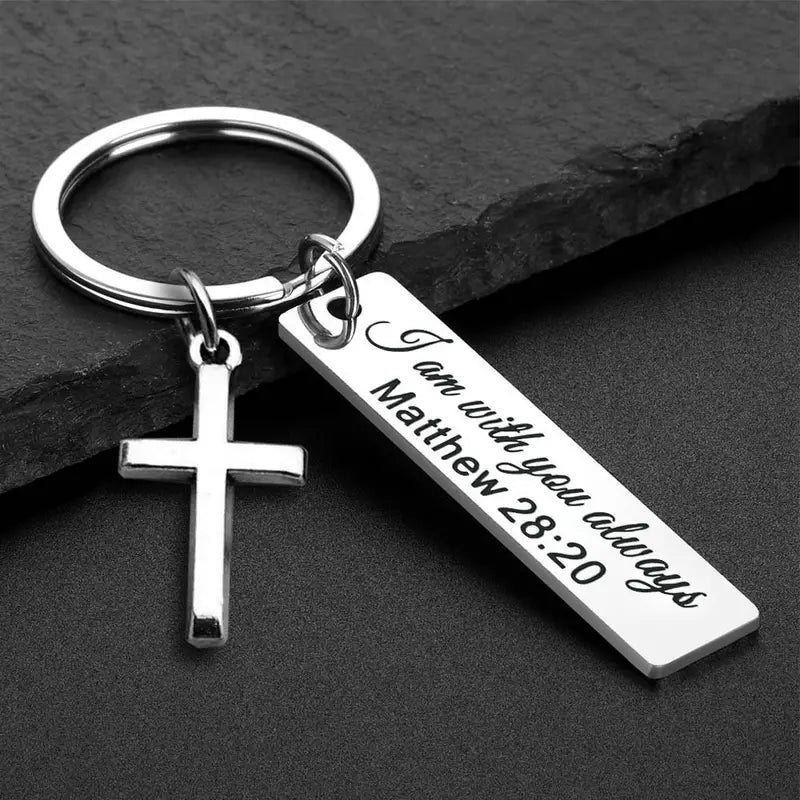I am with you always Keychain