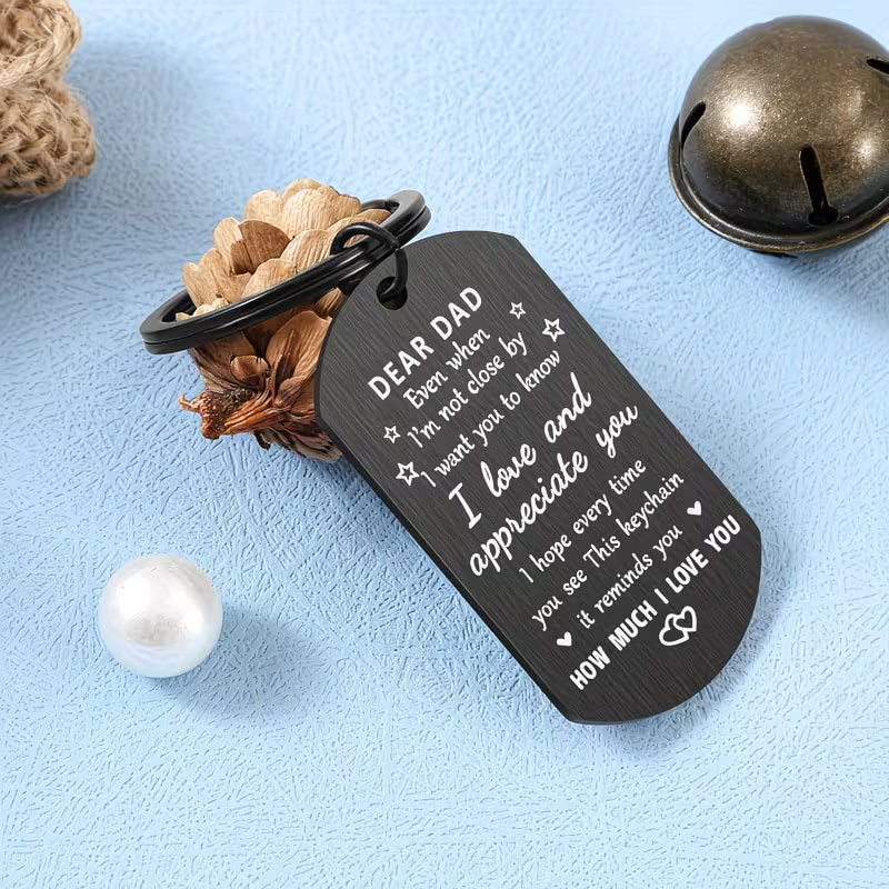 Love Dad Keychain