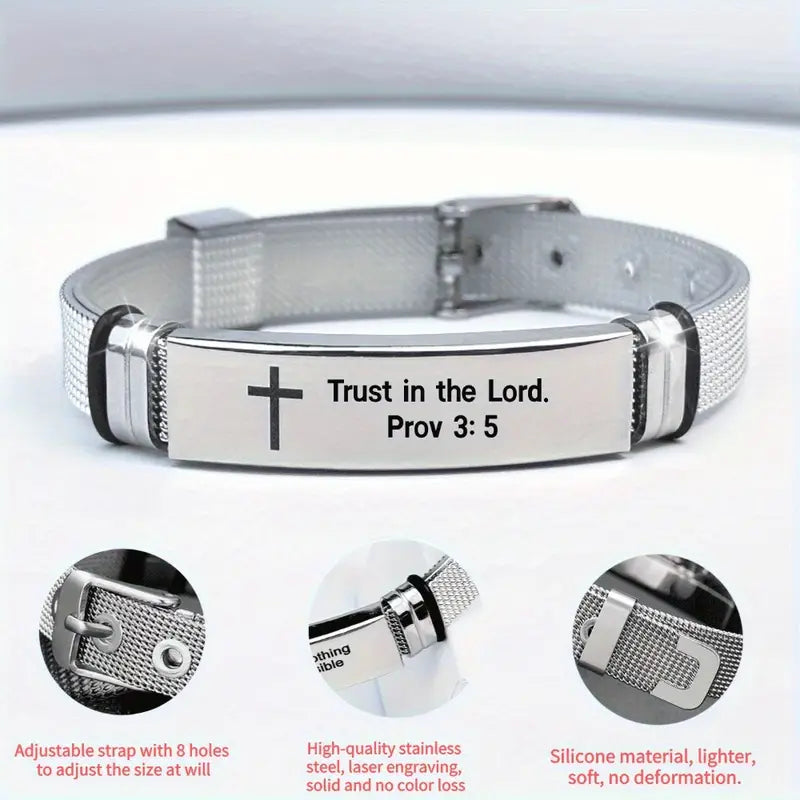 Proverbs 3:5 Trust in the Lord Bracelet