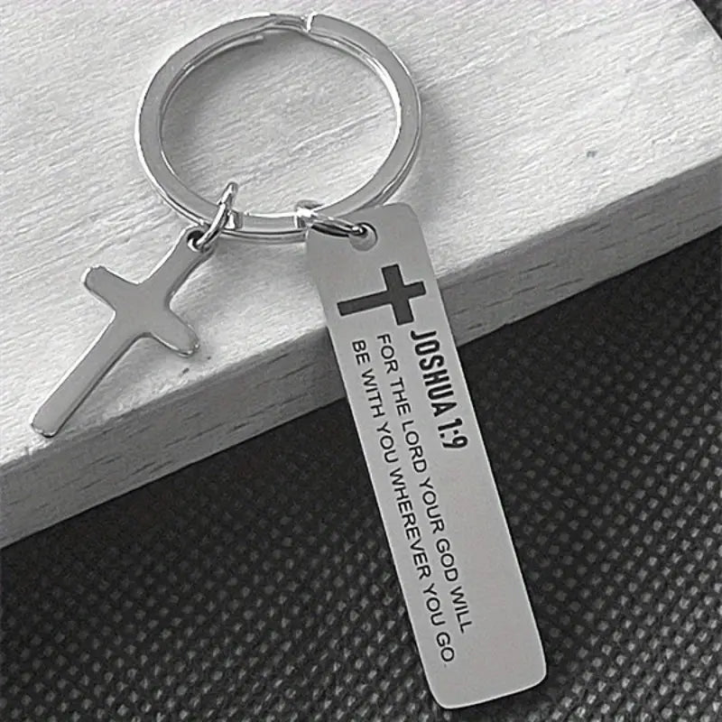 Wherever you go keychain