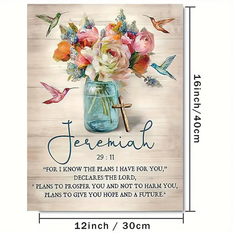 For I Know Canvas Decor