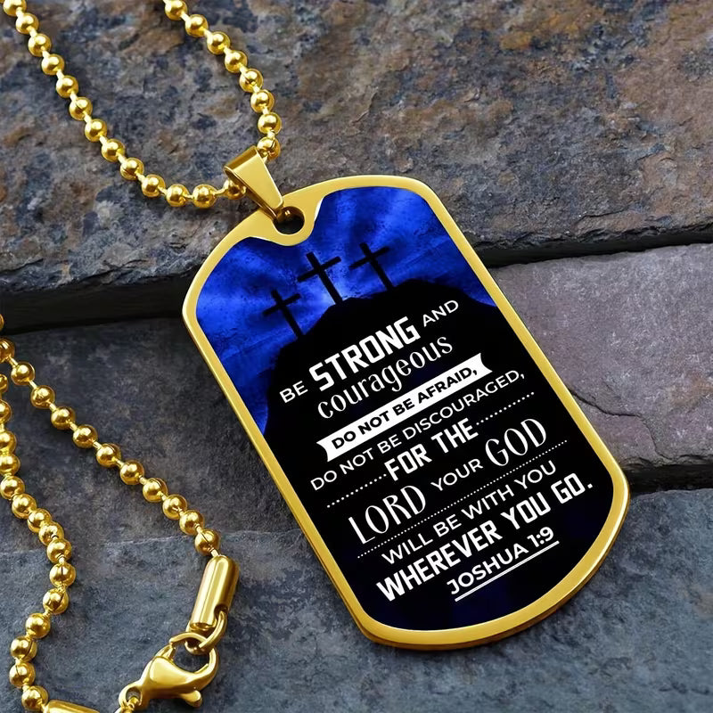 Be Strong Tag Pendent