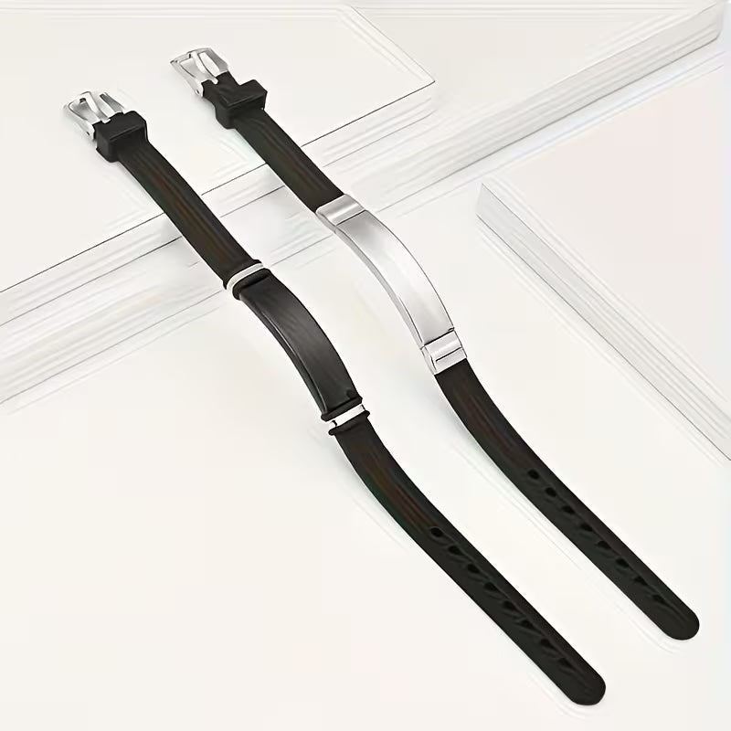 Customised Black Bracelet