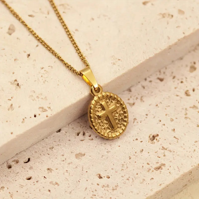 14k Gold Plated Small Cross