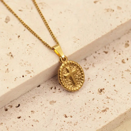 14k Gold Plated Small Cross