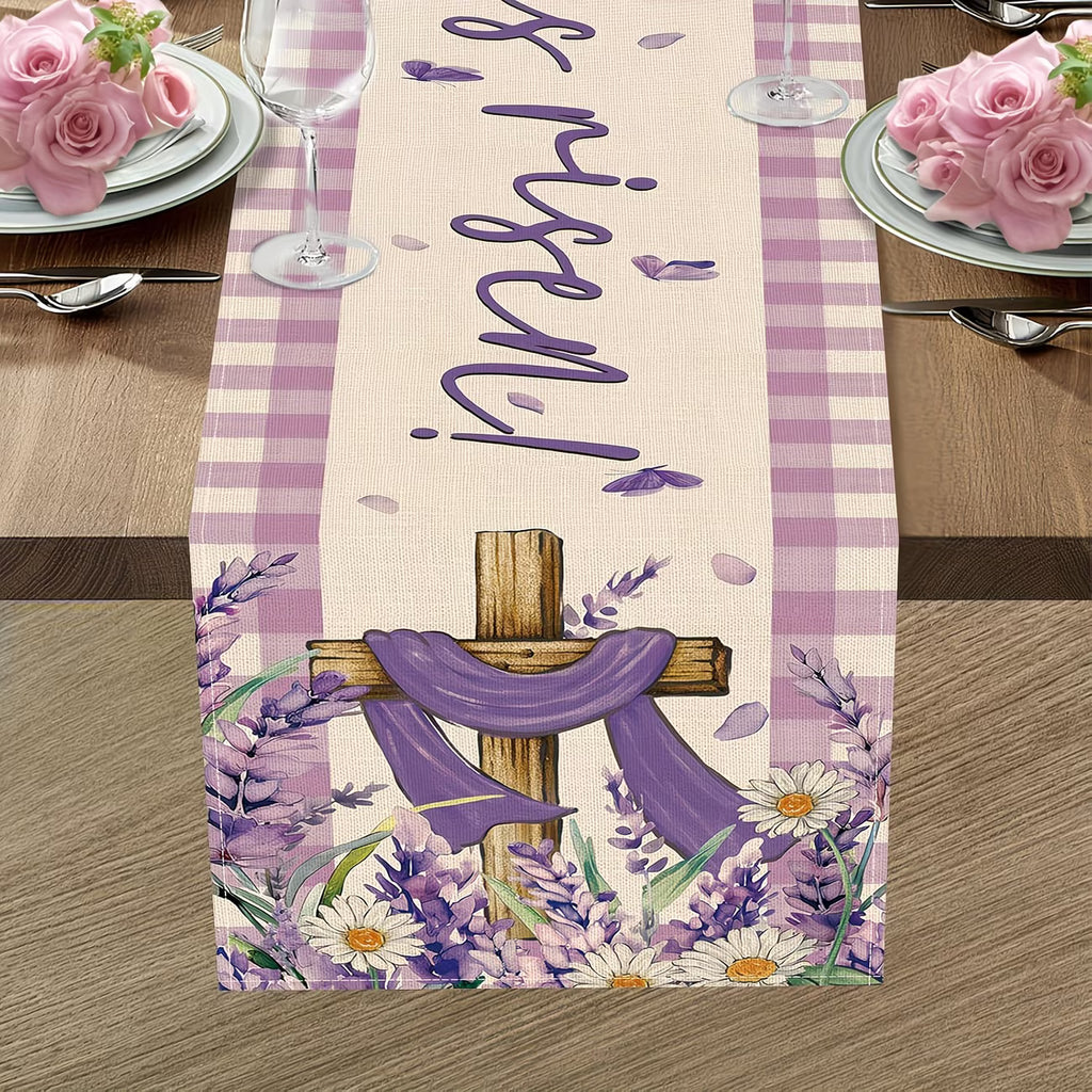 Easter Table Runner "He is Risen"