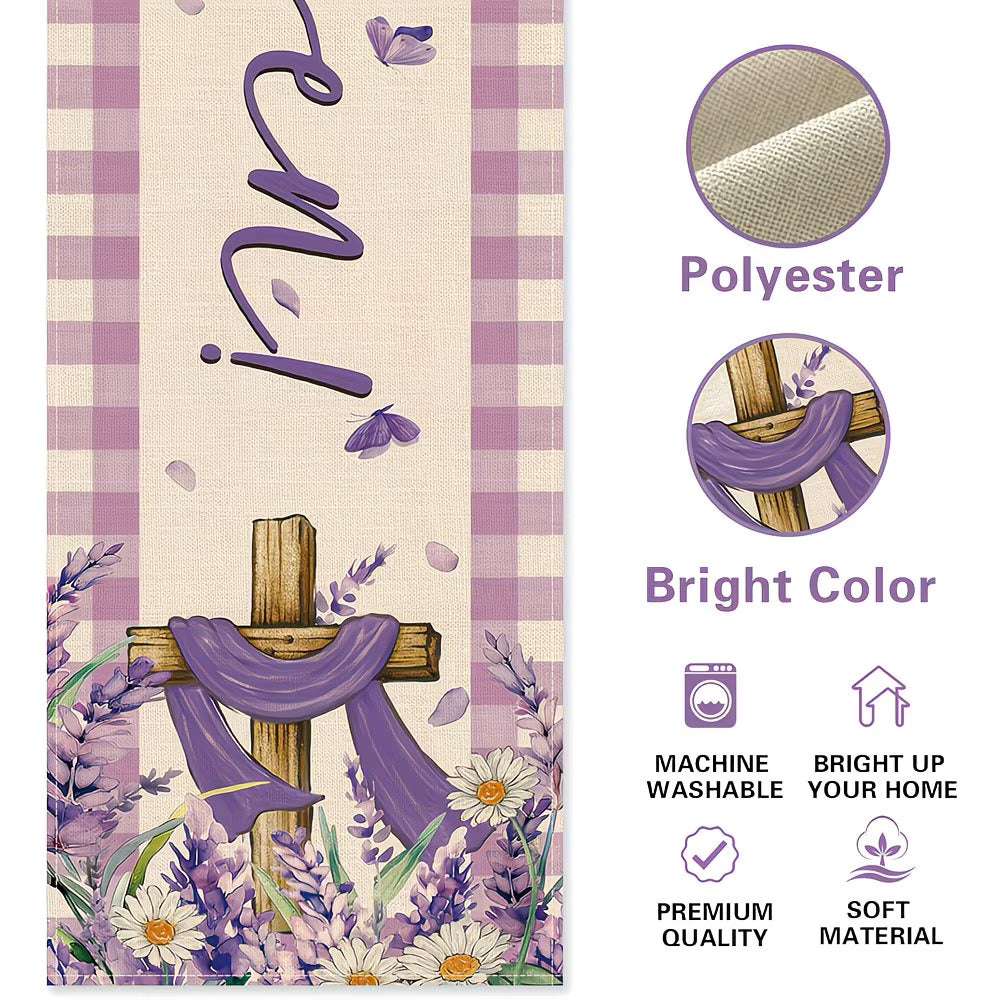 Easter Table Runner "He is Risen"