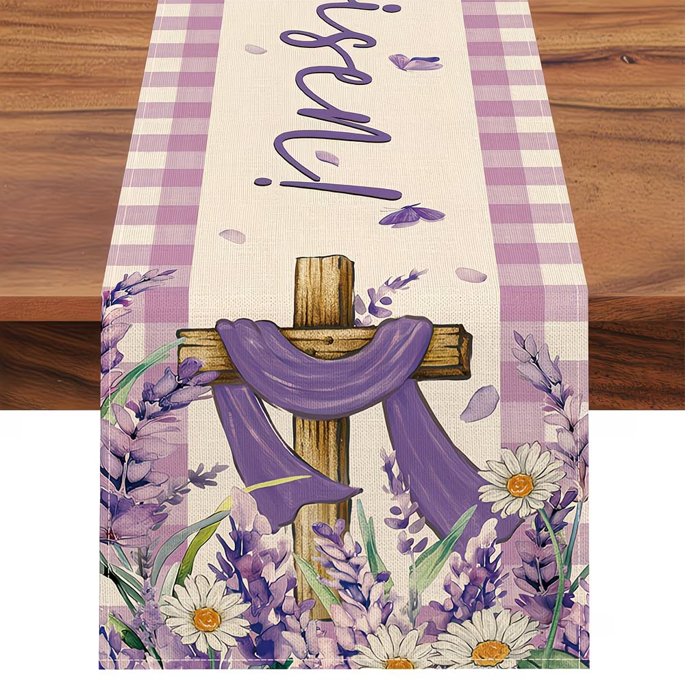 Easter Table Runner "He is Risen"