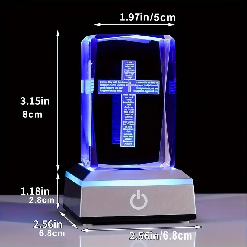 3D Lord's Prayer Engraved