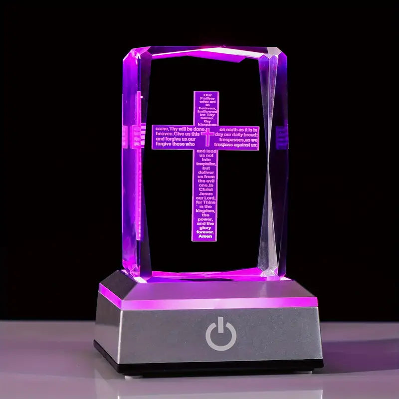 3D Lord's Prayer Engraved