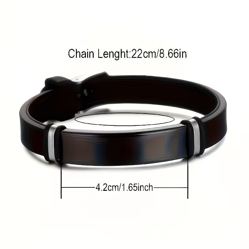 Customised Black Bracelet