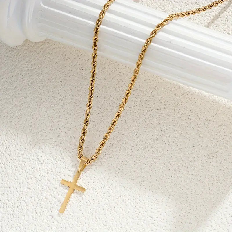 Stainless Steel Cross Necklace