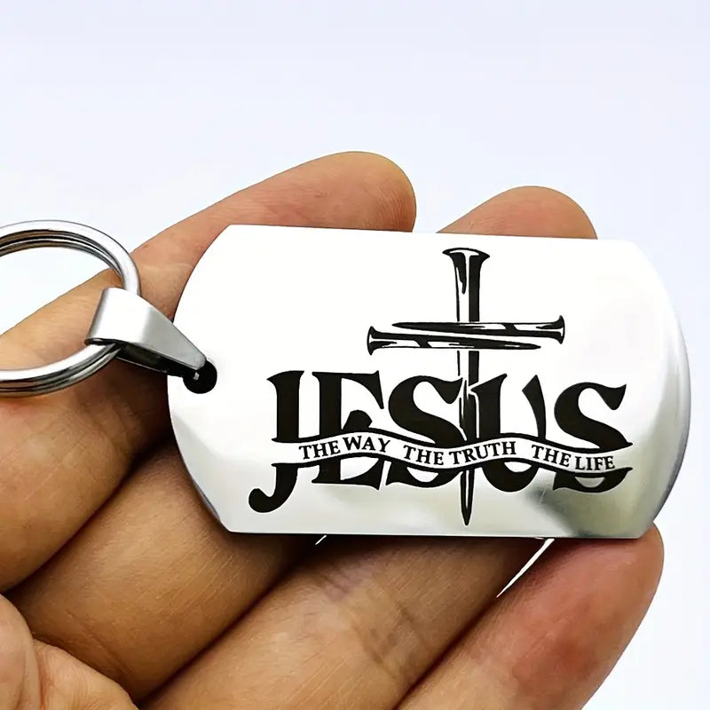 Jesus The Way Keychain