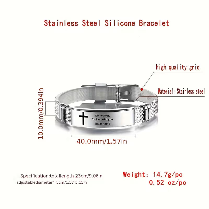 Do Not Fear Bracelet (Silver)