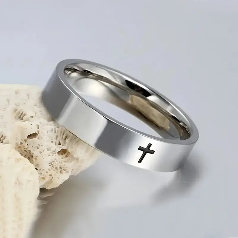 Elegant Cross Ring