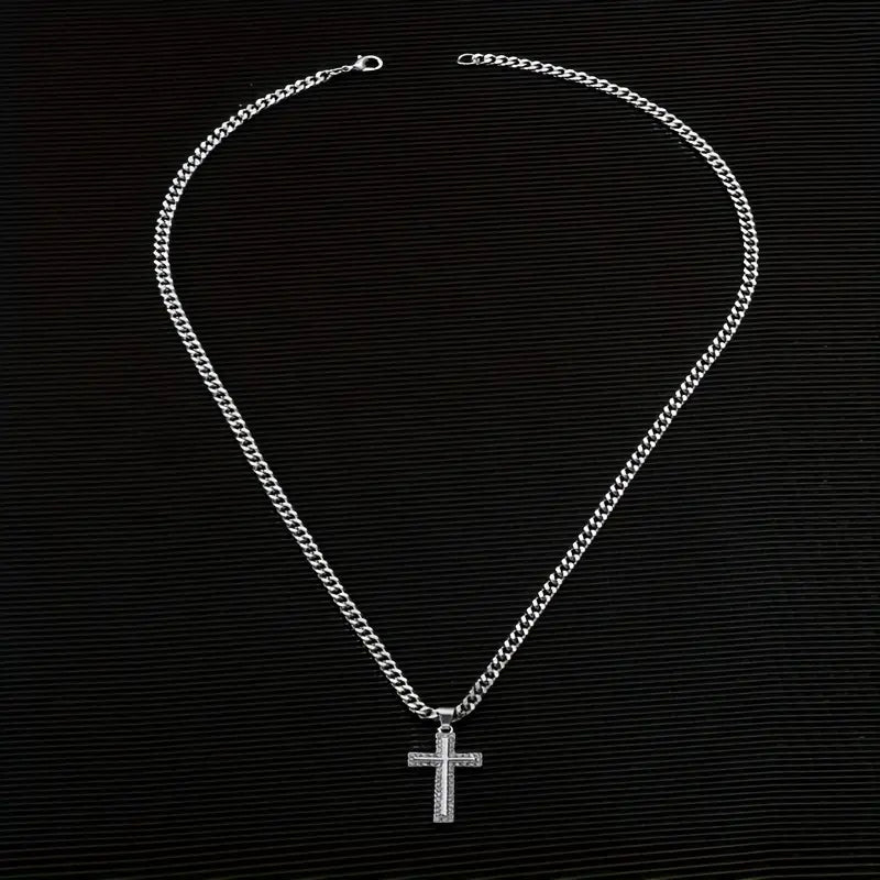 WP Cross with Thick Chain