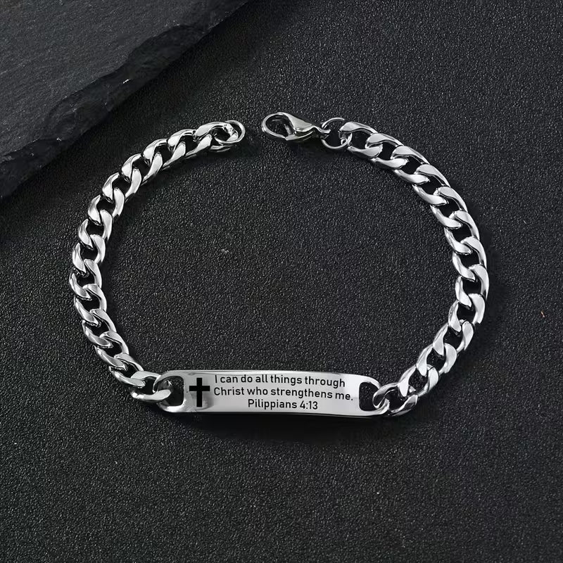 Engraved Bracelets Stainless Steel