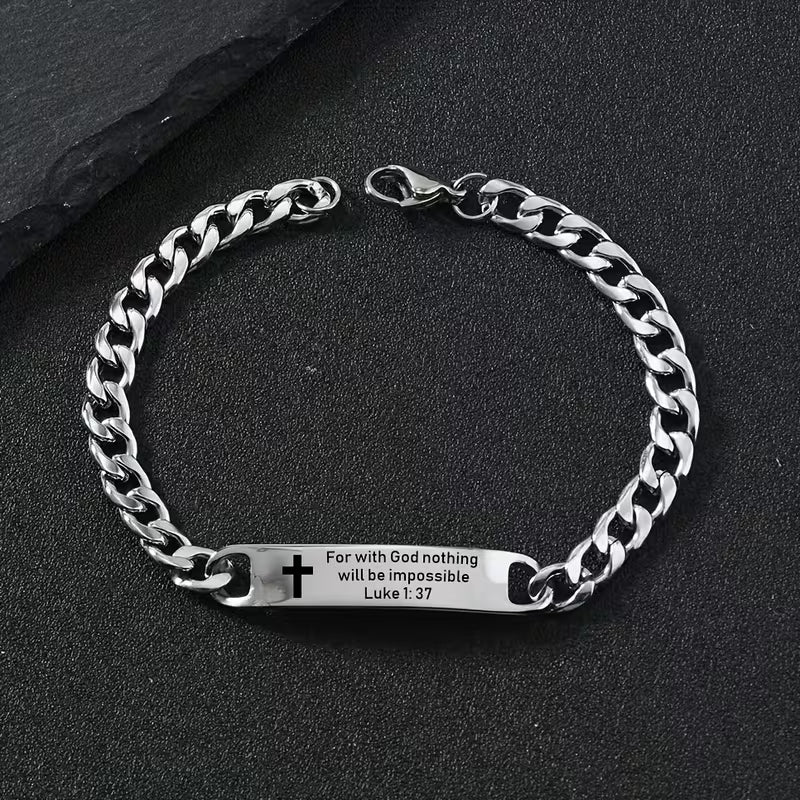 Engraved Bracelets Stainless Steel