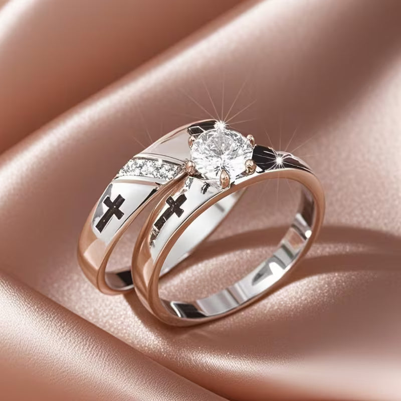 Zircon Couple Rings