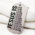 Jesus is my God keychain