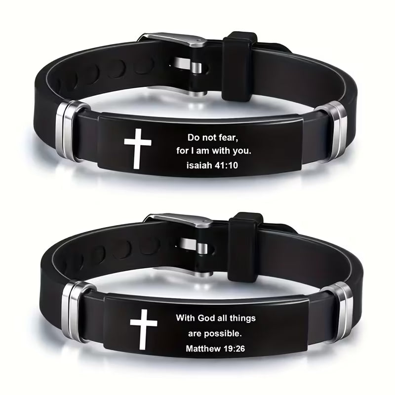 With God All Things Matthew 19:26 Bracelet