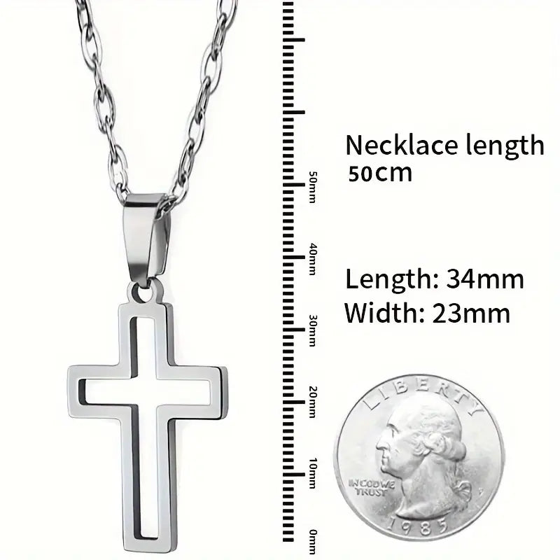 Elegant Hollow Cross
