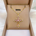 Synthetic Golden Yellow Cross