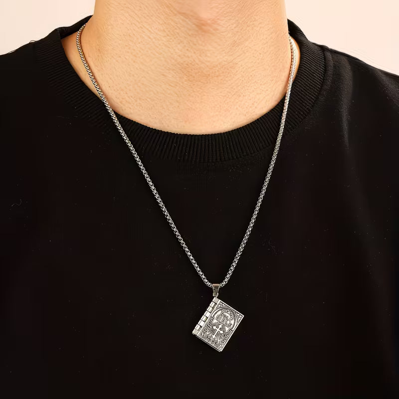 Lords Prayer Necklace Vintage