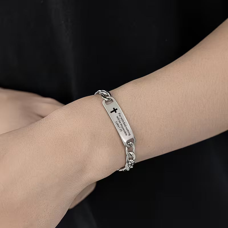 Engraved Bracelets Stainless Steel