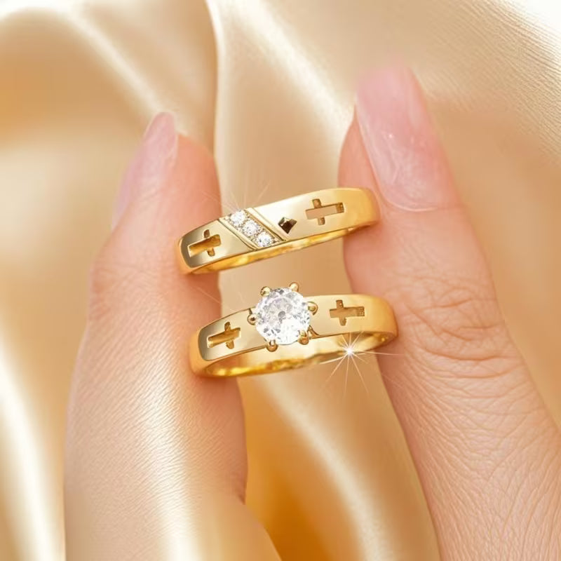 Zircon Couple Rings