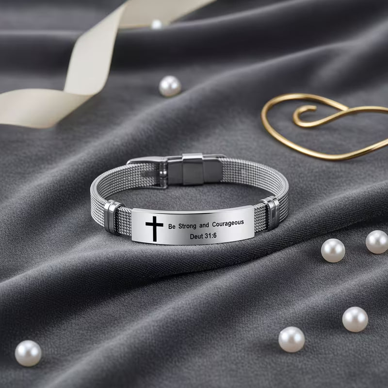 Be Strong and Courageous Bracelet