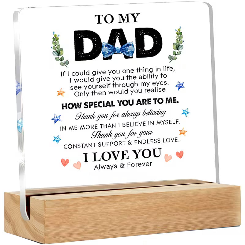 Acrylic To Dad