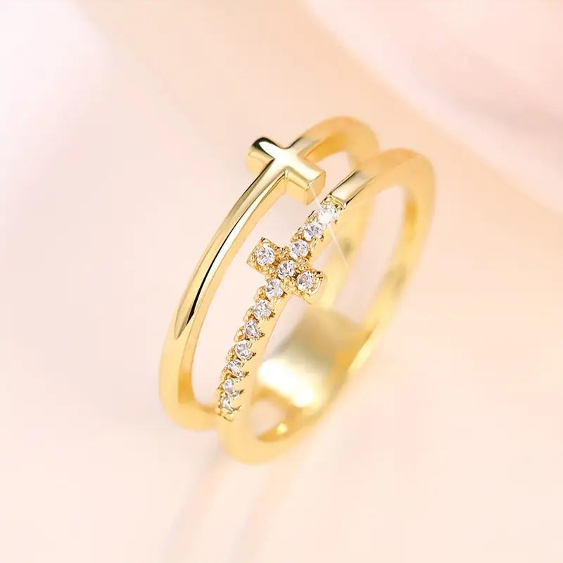 Ring with Synthetic Zirconia