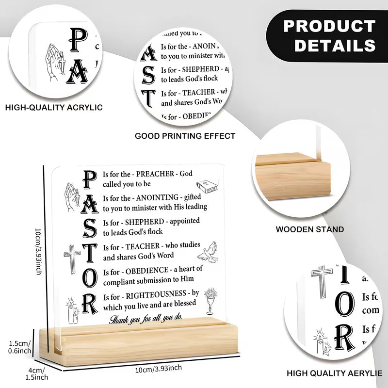 To Pastor Acrylic Gift
