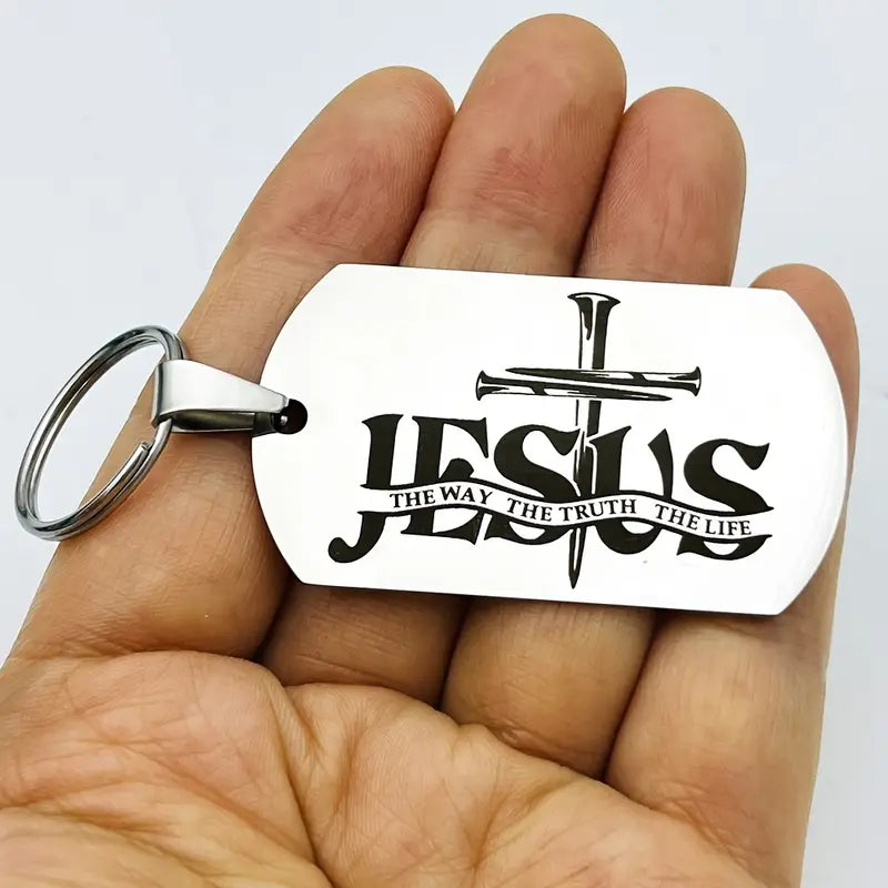 Jesus The Way Keychain