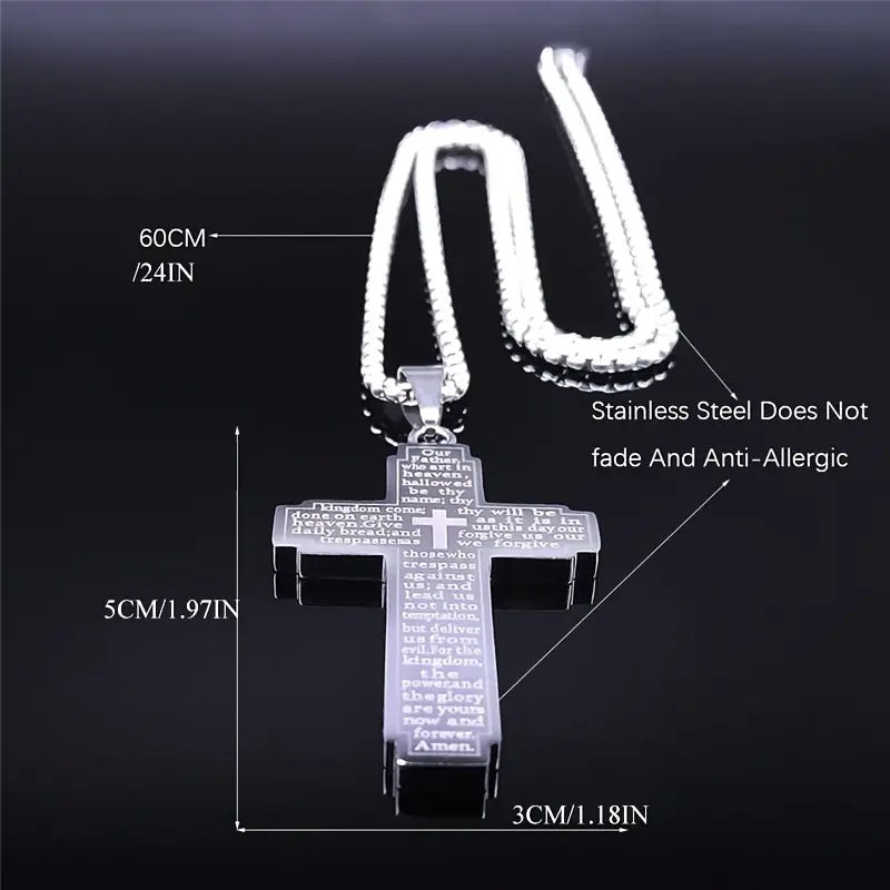 Lord's Prayer Cross V2