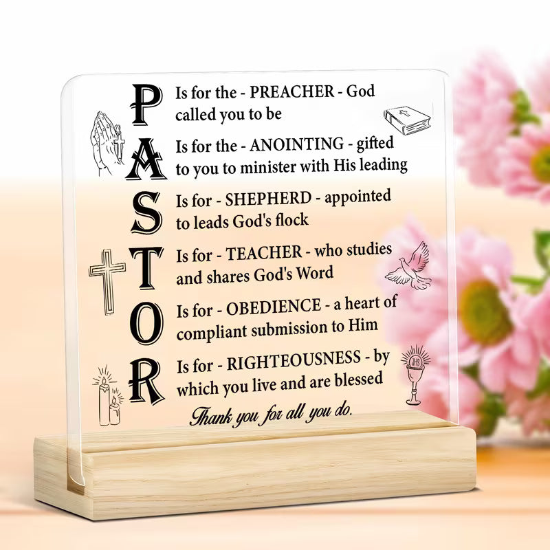 To Pastor Acrylic Gift